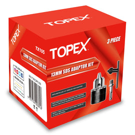 TOPEX 13mm SDS Plus Chuck Adapter