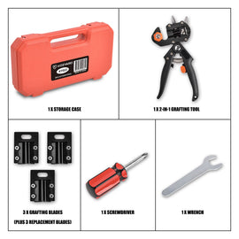 KOZYARD Garden Grafting Tool Set Kit Fruit Tree Pro Pruning Shears Scissor Cutting Tools