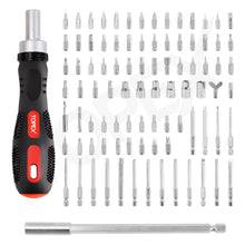 Load image into Gallery viewer, TOPEX 92PCS Ratchet Screwdriver Bits Set Ratcheting Driver Bits Kit Security bits precision bits set