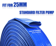 Load image into Gallery viewer, TOPEX 25mm 1&quot; X 25m Submersible water Pump PVC Layflat Hose Kit