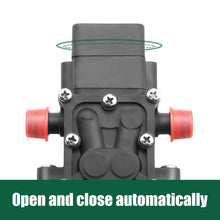 Load image into Gallery viewer, TOPLAND 12V Portable Diaphragm Water Pump with Safety Accessories Pressure Self Priming