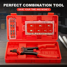 Load image into Gallery viewer, TOPEX 160PCS Heavy Duty Nut Rivet Riveter Rivnut Nutsert Gun Riveting Kit Thread M3-12