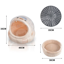 Load image into Gallery viewer, truepal Pet Basket/ Pet Carrier Nest Bed Locking Cover