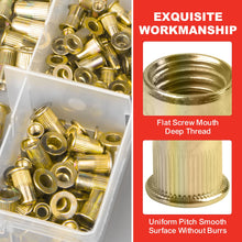 Load image into Gallery viewer, TOPEX 310PCS Rivnut Gun Set Heavy Duty Nut Rivet Riveter Rivnut Nutsert Gun w/Rivet Nut Set