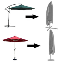 Load image into Gallery viewer, KOZYARD Outdoor Cantilever Heavy Duty Waterproof Umbrella Cover Patio Umbrella Cover 420D Fabric (265x40x70cm)