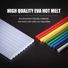 Load image into Gallery viewer, TOPEX 200pce Glue Stick Hot Melt Glue Stick Adhesive Craft Stick Glue Gun 7 X 140MM Various Color