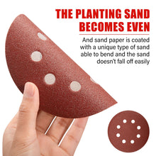 Load image into Gallery viewer, TOPEX 125mm Orbital Sanding Discs Oxide Sandpaper Sanding Paper Pads Abrasive Sheet Hook&amp;Loop Mixed Grits Coarse Accessories TOPEX Sanders
