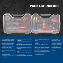Load image into Gallery viewer, TOPEX 285 PCs Auto Electrical Repair Kit Gauge Wire Stripper Connectors Assortment Set Multifunctional &amp; Self-Adjusting Cutting Peeling Pliers Tool
