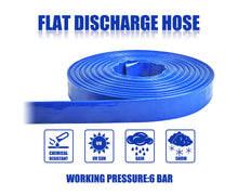 Load image into Gallery viewer, TOPEX 25mm 1&quot; X 25m Submersible water Pump PVC Layflat Hose Kit