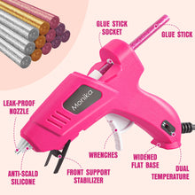 Load image into Gallery viewer, Monika 159PCS Pink Tool Kit Portable Household Tool Set Dual Temp Glue Gun Stick