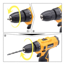 Load image into Gallery viewer, MasterSpec 45PCS Combo 12V Cordless Drill Driver Brush Kit Cleaning Sanding Pads Drill Bits
