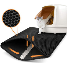 Load image into Gallery viewer, truepal Waterproof Cat Litter Mat Home 70 x 55cm w/Pet Basket/ Pet Carrier