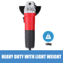 Load image into Gallery viewer, TOPEX Heavy Duty 900W 125mm 5&quot; Angle Grinder w/ 50PCs 5&quot; Cutting Discs