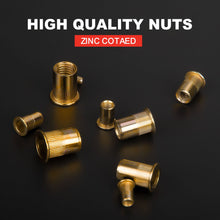 Load image into Gallery viewer, TOPEX 160PCS Heavy Duty Nut Rivet Riveter Rivnut Nutsert Gun Riveting Kit Thread M3-12