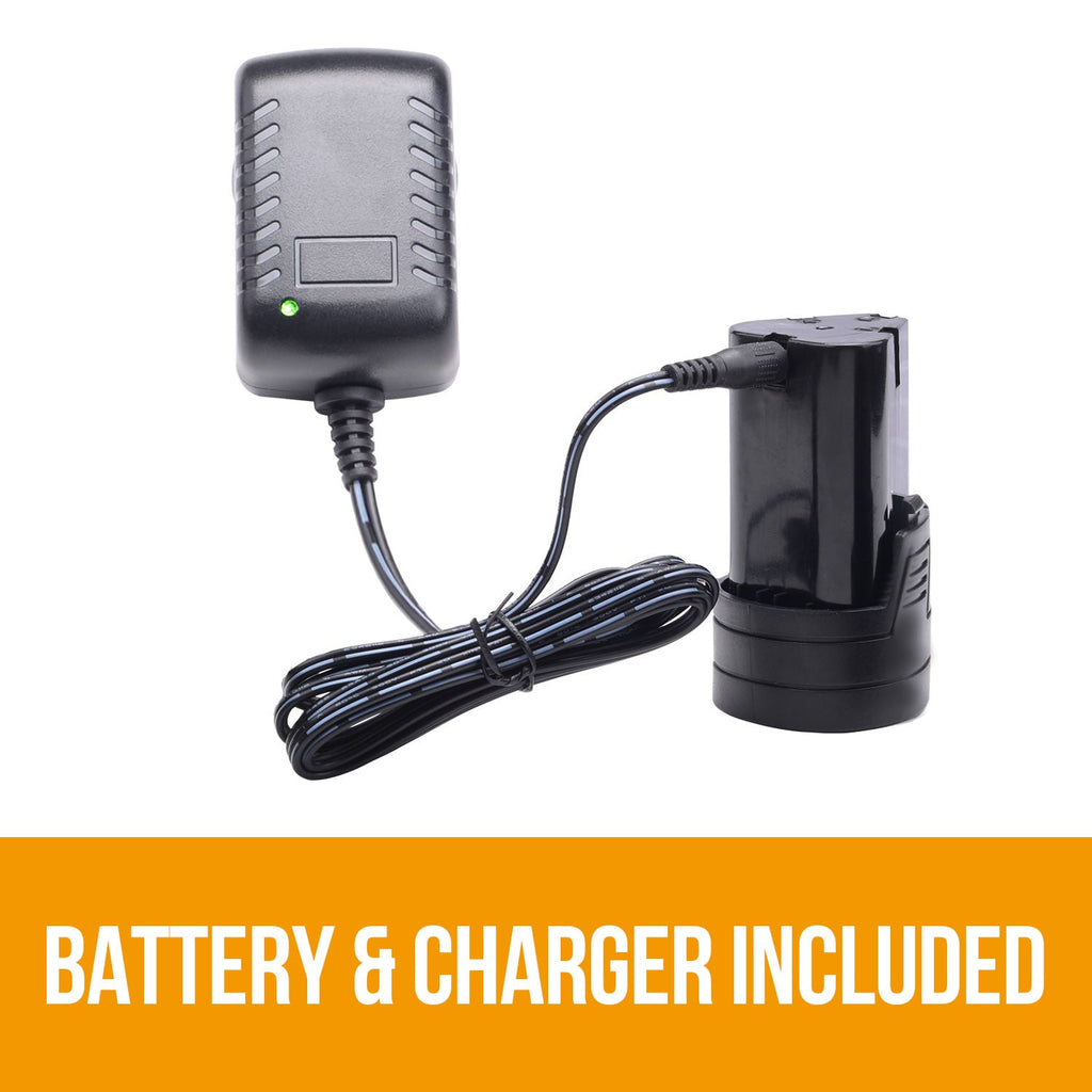 MasterSpec 12V Cordless Drill Driver Screwdriver Accessories W/1 Battery Charger