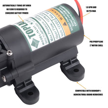 Load image into Gallery viewer, TOPLAND 12V Portable Diaphragm Water Pump with Safety Accessories Pressure Self Priming