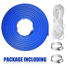 Load image into Gallery viewer, TOPEX 25mm 1&quot; X 50m Submersible water Pump PVC Layflat Hose Kit