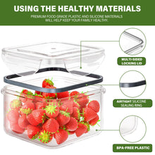 Load image into Gallery viewer, Stelive 56 PCs Food Storage Container Set, Leak Proof Lunch Boxes, BPA-Free Clear Plastic Storage Containers for Home &amp; Kitchen Organization with Labels &amp; Pen