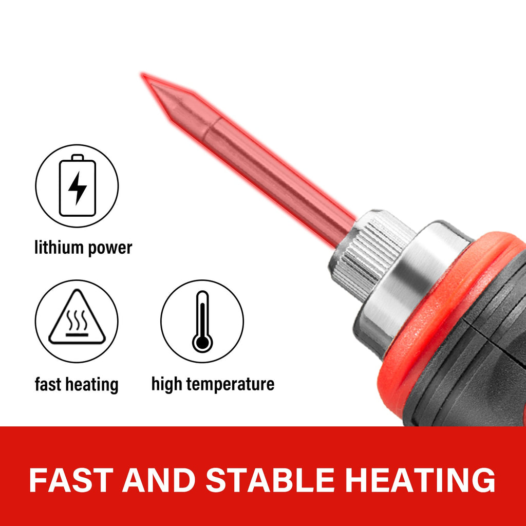 TOPEX 4V cordless Soldering Iron Glue Gun Nail gun w/ Charger