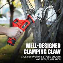 Load image into Gallery viewer, TOPEX 12V Cordless Reciprocating Saw w/  2 Saw Blades &amp; Clamping Claw  Cutting Depth 65 mm