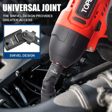 Load image into Gallery viewer, TOPEX 7-piece socket adaptor set 1/4&quot; 3/8&quot; and 1/2&quot; universal joint socket adaptor