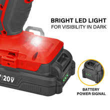 Load image into Gallery viewer, TOPEX 20V 5 IN1 Power Tool Combo Kit Cordless Drill Driver Sander Electric Saw w/ 2 Batteries &amp; Tool Bag