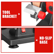 Load image into Gallery viewer, TOPEX 120W Bench Grinder w/ 2 Grinding Wheels&amp; Adjustable Tool Rests&amp; Eye-Protecting Shields&amp; Static Wheel Guards