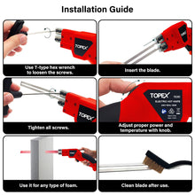Load image into Gallery viewer, TOPEX 9.6W &amp; Heavy Duty Foam Cutter Set
