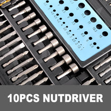 Load image into Gallery viewer, TOPEX 204PC Combination Titanium Drill Bit Set Screw Bits for Metal Wood Masonry
