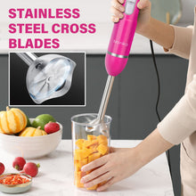 Load image into Gallery viewer, Monika 5In1 Electric Stick Blender Handheld Mixer Chopper Stainless Steel Whisk
