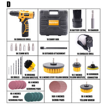 Load image into Gallery viewer, MasterSpec 12V Cordless Drill Driver Screwdriver Accessories W/Drill Brush