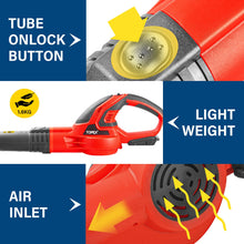 Load image into Gallery viewer, TOPEX 20V Combo Kit Hammer Drill Impact Driver Light Leaf Blower w/ 2 Batteries