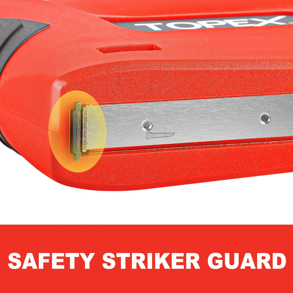TOPEX 4V 2in1 Cordless Electric Stapler Tacker Nail Gun Li-Ion 3K Staples Nails