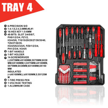Load image into Gallery viewer, MasterSpec 1240pcs Tool Box Trolley Tool Set DIY Hand Tool Set w/2 Utility Knife
