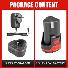 Load image into Gallery viewer, TOPEX 12V Battery &amp; Charger