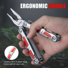 Load image into Gallery viewer, TOPEX 16-In-1 Multitool Plier, Multi Tool Pliers, Stainless Steel Plier with Safety Locking, Cutters, Knife, Screwdrivers, Wood Saw, Can Bottle Opener