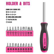 Load image into Gallery viewer, Monika 159PCS Pink Tool Kit Portable Household Tool Set Dual Temp Glue Gun Stick