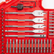 Load image into Gallery viewer, TOPEX 246PCs Combination Drill Bit Set Screw Bits Titanium for Metal Wood Masonry