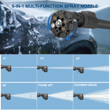 Load image into Gallery viewer, TOPEX 20V Cordless Pressure Washer, 6-in-1 Nozzle for Washing Car/Wall/Floor, Battery