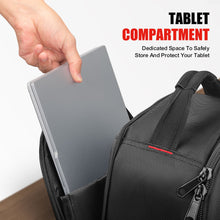 Load image into Gallery viewer, TOPEX 18 Inch Tool Backpack, 21 Pockets Inside and Outside Tool Organiser, Premium Fabric Tool Bag with Tough Bottom, for Home  and Workshop Organisations