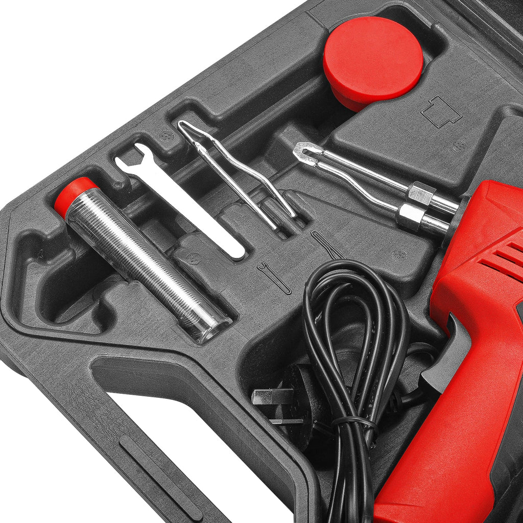 TOPEX Heavy Duty Soldering Gun Iron Kit Fast Heating Hot Knife Plastic Foam Cut