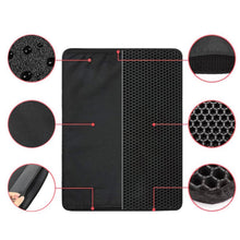 Load image into Gallery viewer, truepal Waterproof Cat Litter Mat Home 70 x 55cm w/Pet Basket/ Pet Carrier