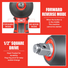Load image into Gallery viewer, TOPEX 12V Cordless Impact Wrench with 3/8-Inch Chuck, Torque Max 120 N.m, 6 Sockets Skin Only without Battery