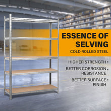 Load image into Gallery viewer, MasterSpec 5-Tier Garage Shelving 1800x1200x400mm Warehouse Rack Shelf Storage Rack Garage Shelves