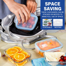Load image into Gallery viewer, Stelive 12 PCS Glass Food Storage Containers Airtight Food Containers Leakproof Lunch box BPA Free