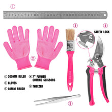Load image into Gallery viewer, Monika 159PCS Pink Tool Kit Portable Household Tool Set Dual Temp Glue Gun Stick