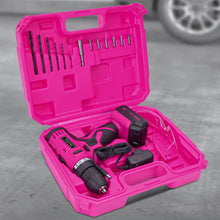 Load image into Gallery viewer, Monika 12V Pink Lithium Cordless Drill