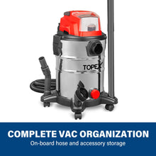 Load image into Gallery viewer, TOPEX 20V 25L Wet &amp; Dry Vacuum Cleaner &amp; Blower Skin Only without Battery