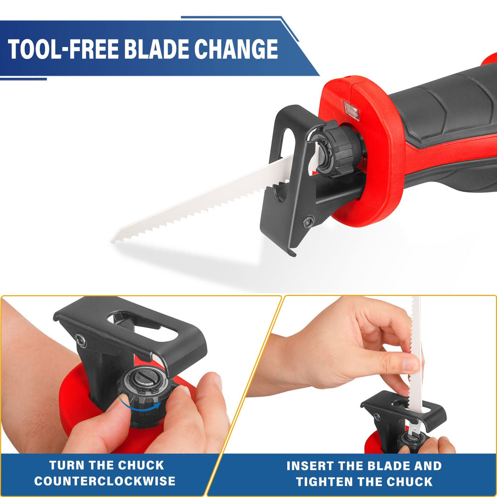 TOPEX 34 Piece Reciprocating Saw Blades, Premium Sawzall Blades for Metal and Wood cutting
