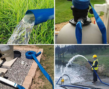 Load image into Gallery viewer, TOPEX 25mm 1&quot; X 25m Submersible water Pump PVC Layflat Hose Kit